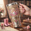 Harry Potter Hogwarts “Magic Is Eternal” 3D Crest Gold Tumbler Harry Potter Hogwarts “Magic Is Eternal” 3D Crest Gold Tumbler