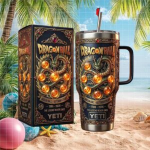Dragon Ball 40th Anniversary 1986 2026 Shenron Limited Edition Yeti Tumbler