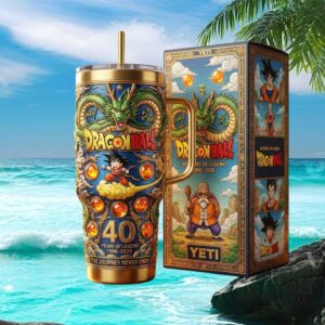 Dragon Ball Z 40th Anniversary Shenron & Goku Custom 40oz Tumbler