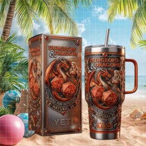 Dungeons & Dragons Red Dragon Natural 20 Roll For Initiative Tumbler