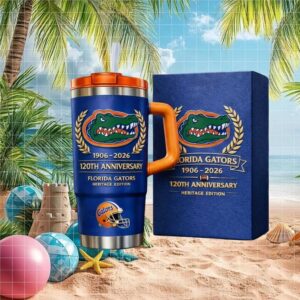 Florida Gators 120th Anniversary Heritage Edition 40oz Tumbler (1906 2026)