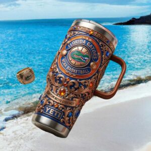 Florida Gators NCAA Basketball Gator Boys Stay Hot 40oz Tumbler