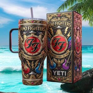 Foo Fighters Rock & Roll Legacy 1994 2026 UFO Edition 40oz Tumbler