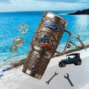 Ford Motor Company 123rd Anniversary Steampunk Gear 3D Tumbler