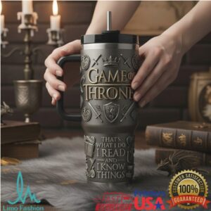 Game of Thrones “I Read and I Know Things” Tyrion Lannister 40oz Tumbler