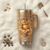 New Orleans Mardi Gras Masquerade Purple & Gold 40oz Tumbler New Orleans Mardi Gras Masquerade Purple & Gold 40oz Tumbler