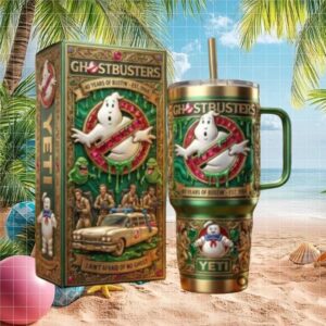 Ghostbusters 40th Anniversary 3D Embossed 40oz Tumbler with Gift Box