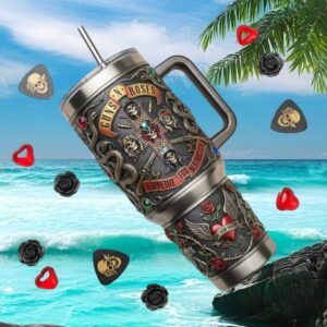 Guns N' Roses Appetite for Destruction Band Logo 40oz Tumbler