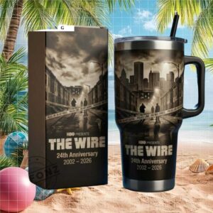 HBO The Wire 24th Anniversary 2002 2026 Baltimore Streets Tribute Tumbler HBO The Wire 24th Anniversary 2002 2026 Baltimore Streets Tribute Tumbler