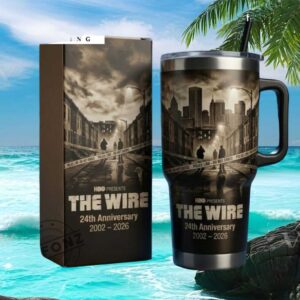 HBO The Wire 24th Anniversary 2002 2026 Baltimore Streets Tribute Tumbler