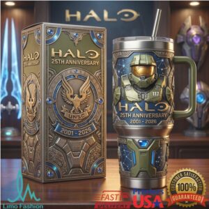 Halo 25th Anniversary UNSC Master Chief Commemorative 40oz Tumbler