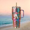 Ford Mustang The Legend Continues 3D Embossed 40oz Tumbler Ford Mustang The Legend Continues 3D Embossed 40oz Tumbler