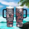 Custom Baltimore Ravens Diamond Logo & Gold Floral Bee 20oz Tumbler Custom Baltimore Ravens Diamond Logo & Gold Floral Bee 20oz Tumbler