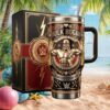 Stevie Nicks White Witch Goth Rose 3D Floral Art Tumbler Stevie Nicks White Witch Goth Rose 3D Floral Art Tumbler