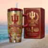 Indiana Hoosiers 2026 CFP National Champions Crimson & Gold Victory Tumbler Indiana Hoosiers 2026 CFP National Champions Crimson & Gold Victory Tumbler