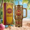 Disney Moana Ocean Wave Silhouette 3D Floral 40oz Tumbler Disney Moana Ocean Wave Silhouette 3D Floral 40oz Tumbler