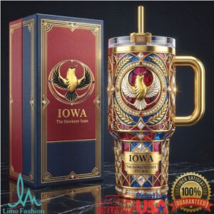 Iowa The Hawkeye State Est 1846 Commemorative 40oz Tumbler
