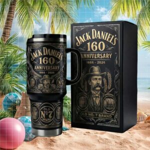 Jack Daniel's 160th Anniversary Limited Edition 40oz Tumbler with Gift Box