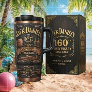 Jack Daniel's Old No. 7 Brand 160th Anniversary Wood Grain Tumbler