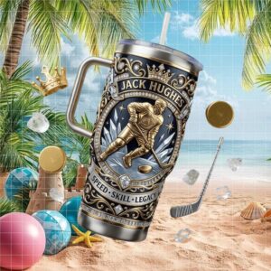 Jack Hughes New Jersey Devils Speed Skill Legacy 40oz Tumbler