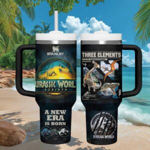 Jurassic World Rebirth “A New Era Is Born” 40oz Adventure Tumbler