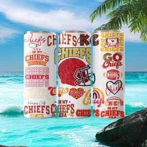 Kansas City Chiefs Retro In My Era Sublimation Tumbler Design
