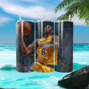 Kobe Bryant LA Lakers Oil Painting Style Tribute Sublimation Design