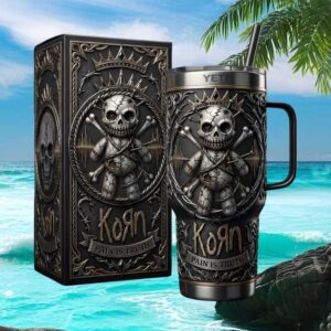 Korn “Pain Is Truth” Nu Metal Voodoo Doll Custom 40oz Tumbler