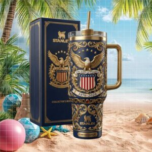Limited Edition 250 Years of Freedom American Eagle 40oz Tumbler 1776 2026 Collector's Edition
