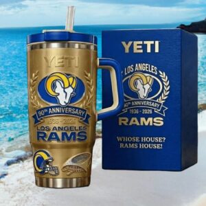 Los Angeles Rams 90th Anniversary Official Football Fan Commemorative