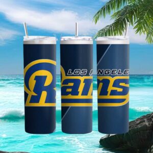 Los Angeles Rams Official Team Colors & Logo Skinny Tumbler