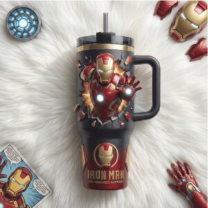 Marvel Iron Man The Armored Avenger 3D Breakout Design 40oz Tumbler