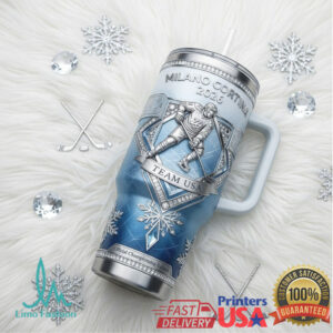 Milano Cortina 2026 Team USA Hockey Winter Sports 40oz Tumbler