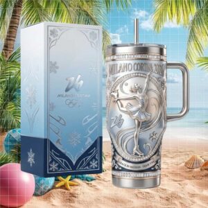 Milano Cortina 2026 Winter Olympics Figure Skating Commemorative Tumbler