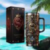 Bluey Family Commemorative Edition Kids & Adults Blue Travel Tumbler with Straw Bluey Family Commemorative Edition Kids & Adults Blue Travel Tumbler with Straw