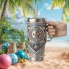 Personalized Christian Knight Warrior of Christ Stainless Steel Tumbler Personalized Christian Knight Warrior of Christ Stainless Steel Tumbler