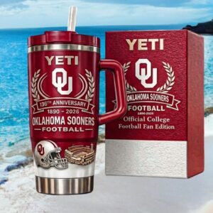 Oklahoma Sooners Football 136th Anniversary Commemorative Fan Edition