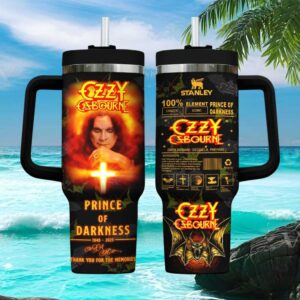 Ozzy Osbourne Prince of Darkness 1948 2025 “Thank You For The Memories” Tumbler