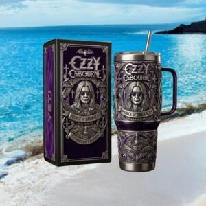 Ozzy Osbourne The Madman's Journey 40oz Commemorative Steel Tumbler