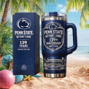 Penn State Nittany Lions 139th Anniversary (1887 2026) Beaver Stadium Tumbler