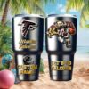 Miami Dolphins Go Fins Personalized Name & Number Travel Mug Miami Dolphins Go Fins Personalized Name & Number Travel Mug