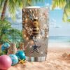 Disney Beauty and the Beast Blue & Gold Sketch 40oz Insulated Tumbler Disney Beauty and the Beast Blue & Gold Sketch 40oz Insulated Tumbler