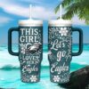 Detroit Lions This Girl Loves Her Lions Blue Glitter 40oz Tumbler with Handle Detroit Lions This Girl Loves Her Lions Blue Glitter 40oz Tumbler with Handle