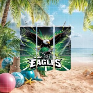 Philadelphia Eagles Lightning Eagle Mascot 20oz Tumbler Wrap