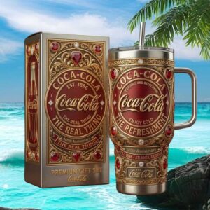 Philadelphia Phillies “Ring The Bell” Luxury Ruby & Gold Filigree Tumbler
