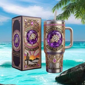 Phoenix Suns “Rally The Valley” NBA Crystal Fan Tumbler