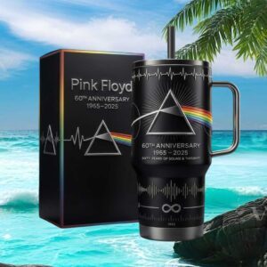 Pink Floyd 60th Anniversary 1965 2025 Dark Side of the Moon Collector Tumbler