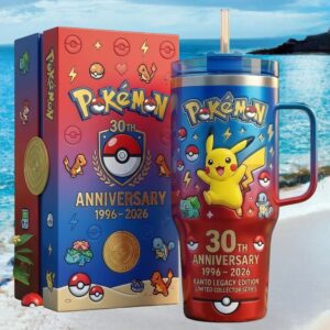 Pokémon 30th Anniversary Kanto Legacy Edition 40oz Collector Tumbler