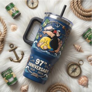 Popeye the Sailor Man 97th Anniversary Limited Edition 40oz Tumbler
