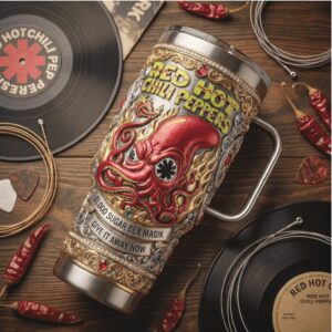 Red Hot Chili Peppers Blood Sugar Sex Magik 3D Embossed Tumbler